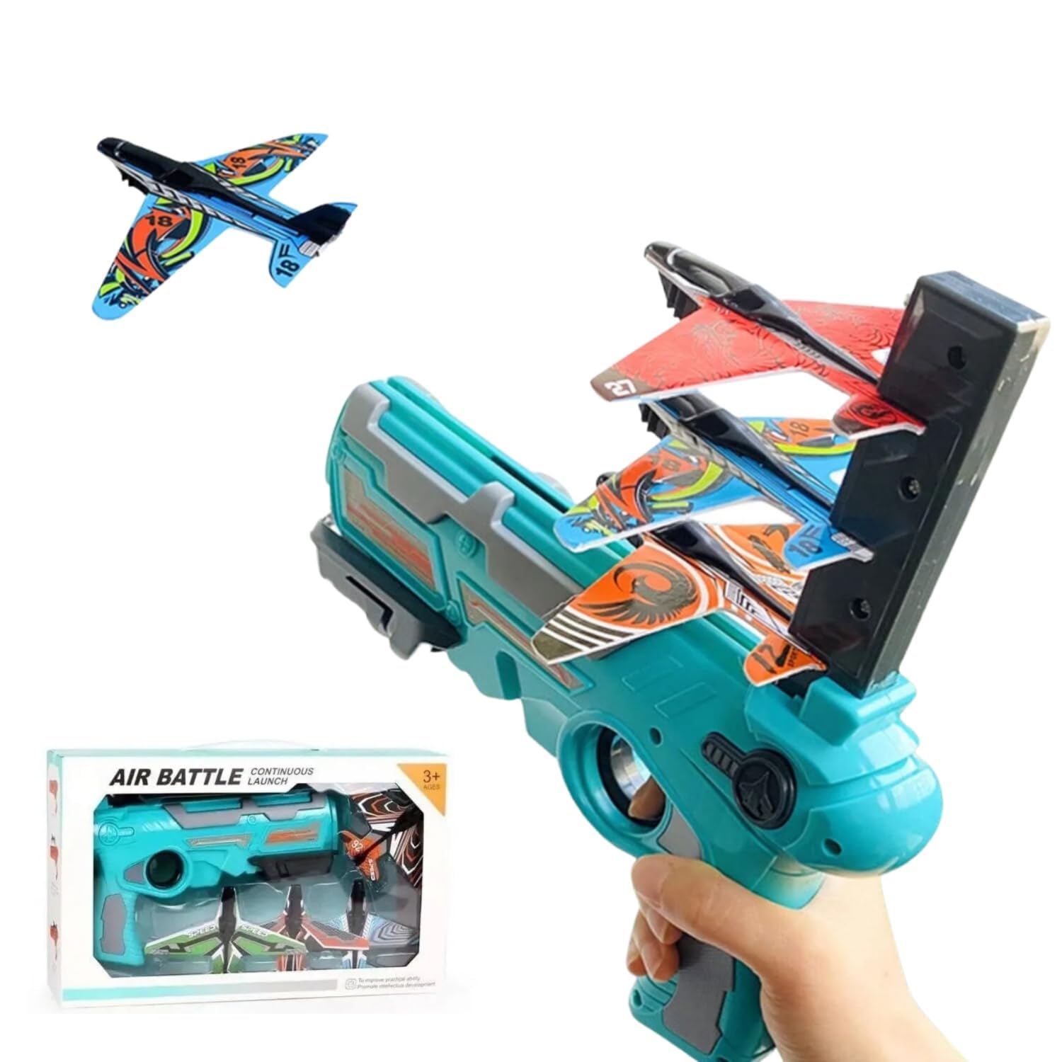 Fun and Safe Airplane Launcher Toy for Kids